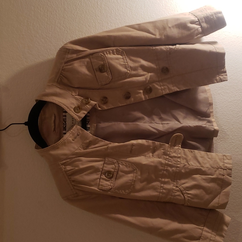 Old Navy safari khaki short jacket
